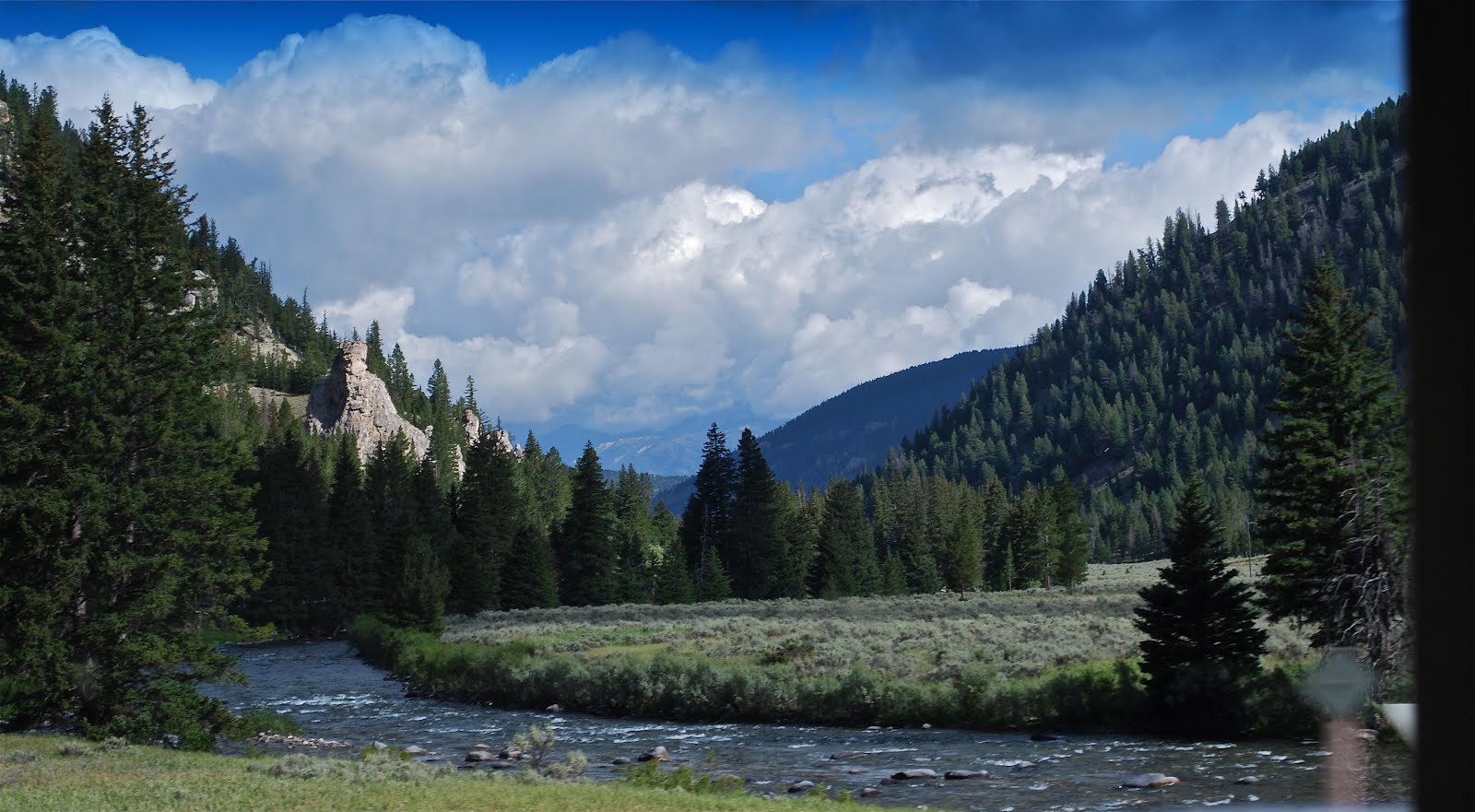 BLUE SKY AHEAD: Driving Home Thru Montana & Wyoming