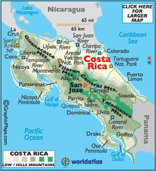 Costa Rica Innbyggertall