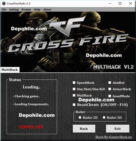 Crossfire AL Lenoss v1.2 Wall,Aim,Radar Hilesi 26-27 Ekim 2018