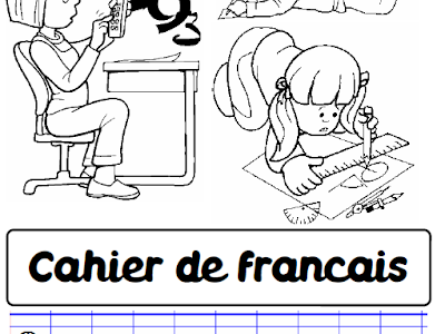 Francais page de garde dessin 204636