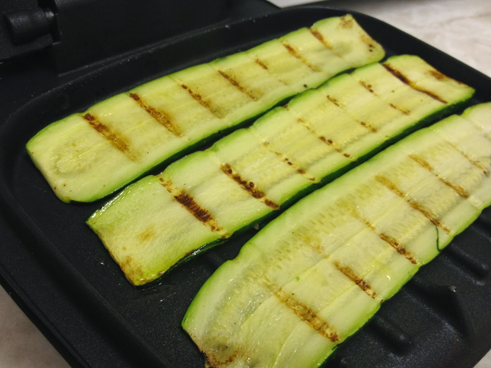 The Lifestyle Notebook Grilled Ricotta & Sun Dried Tomato Zucchini