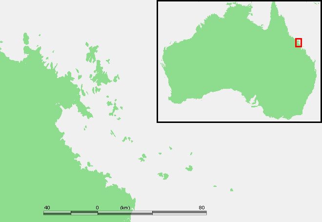 Whitsunday Islands map