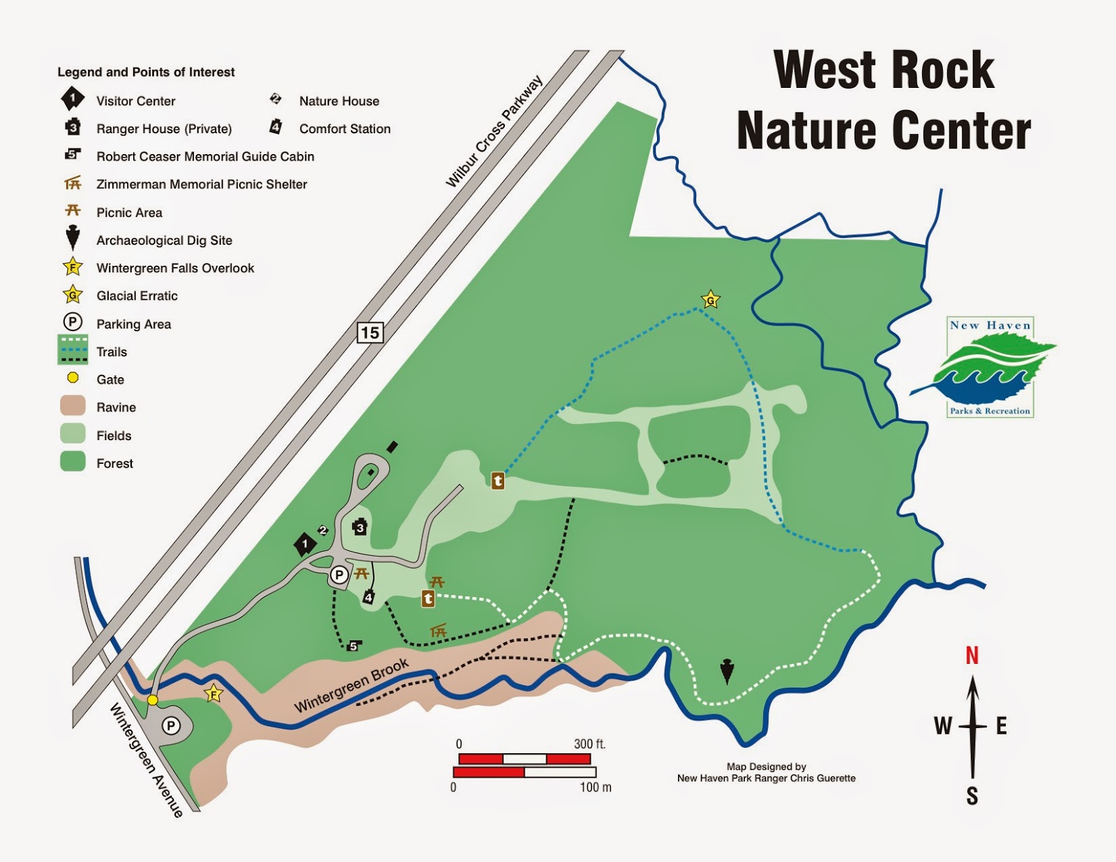 West Rock Trails  Links for Maps, Trails, General Info, and