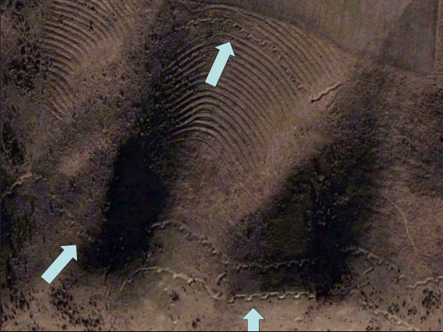 Fortificații descoperite cu aplicația Google Earth, pe dealurile de la Histria la Tulcea de către ing. Cristian Popescu