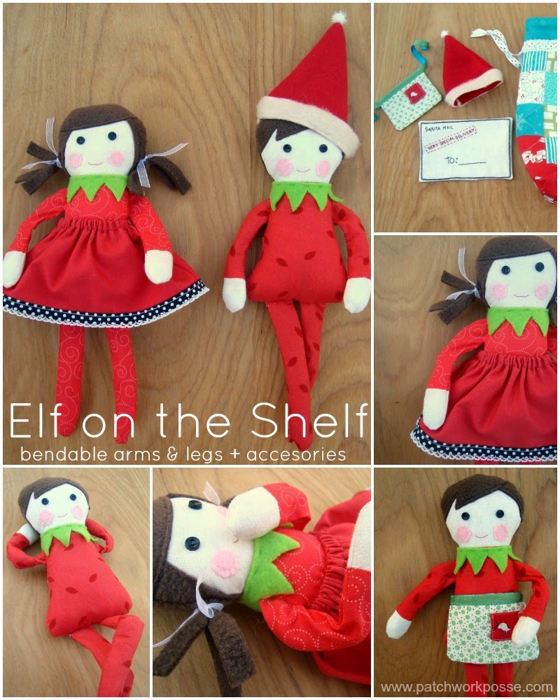 Elf on the Shelf Doll Pattern by Patchwork Posse