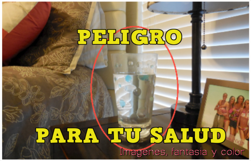 Imagenes, fantasia y color Tienen la costumbre de poner un vaso de