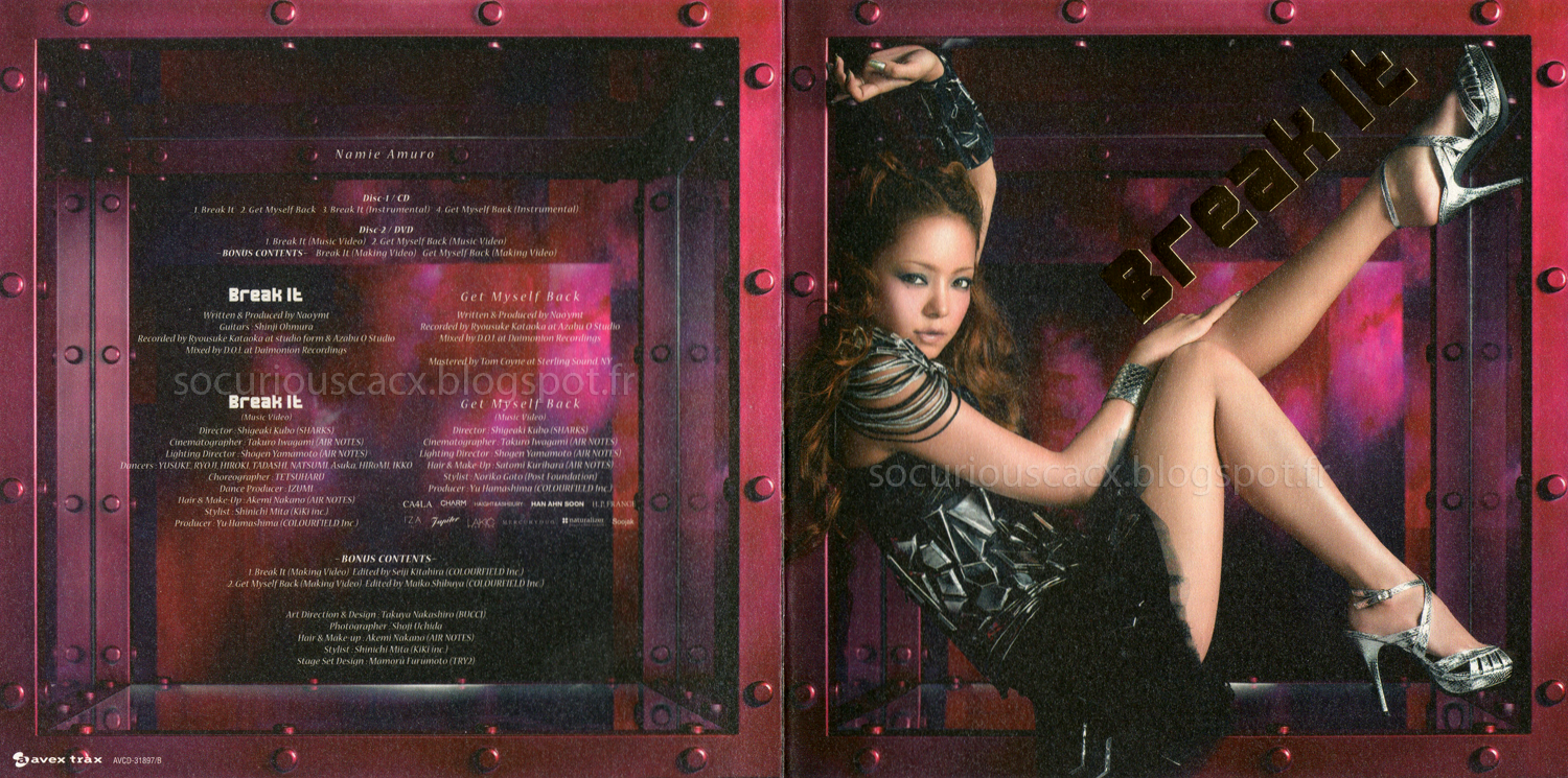 Votre Source Française sur Namie Amuro de 2008 à 2018 Break it /Get