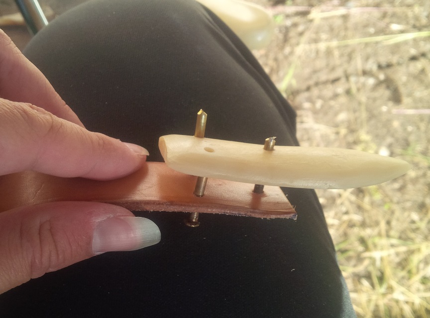 Too many projects! Back Blogging Bone Belt Buckle