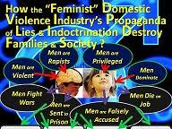 Feminist Domestic Violence Industry Propaganda Lies Destroy Society