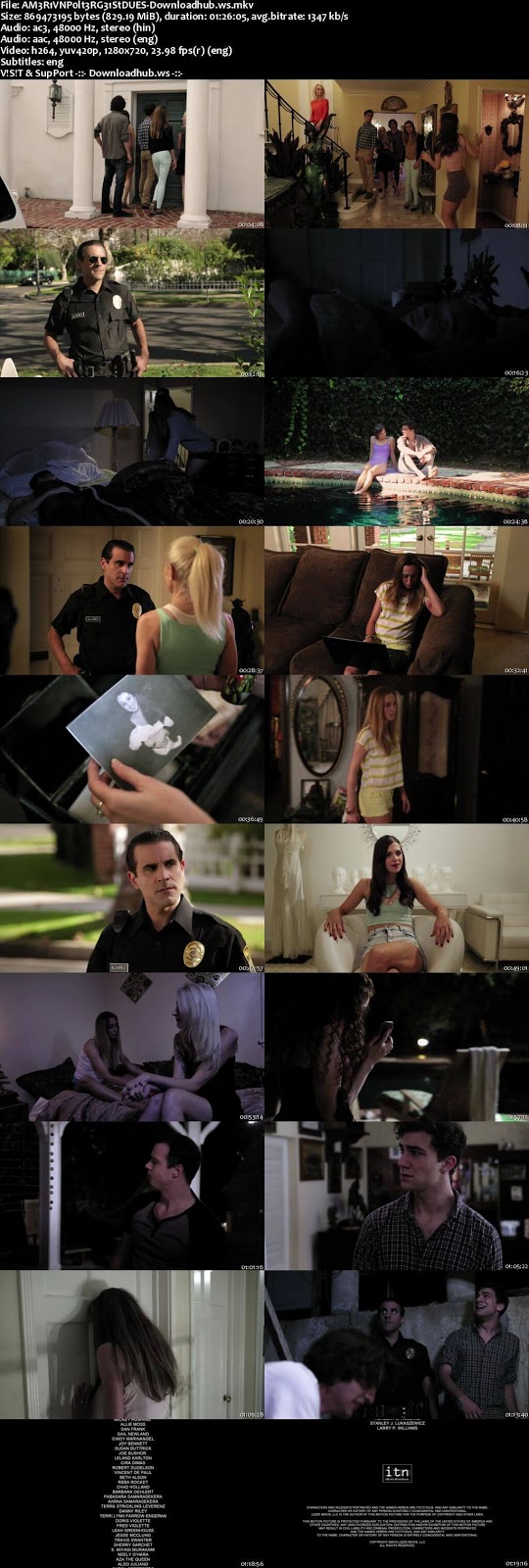 American Poltergeist 2015 Hindi Dual Audio 720p BluRay Free Download