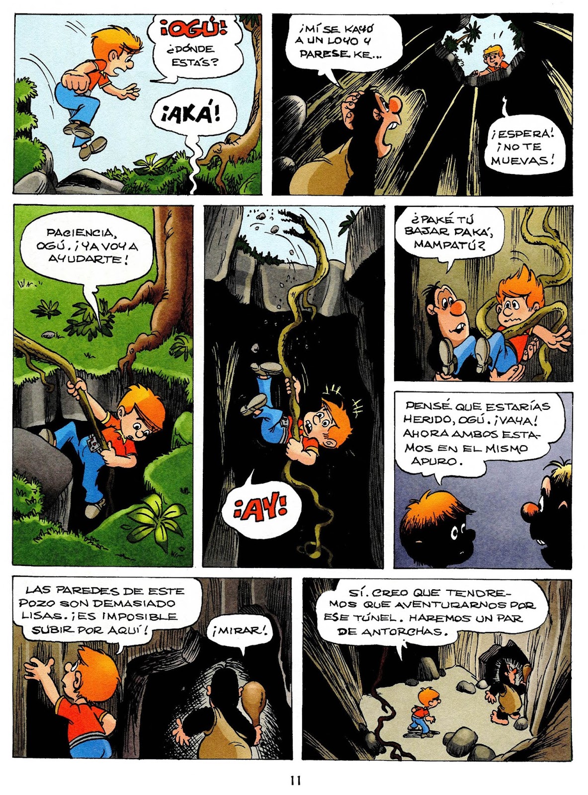 Leer Comics: Las aventuras de Ogú - Mampato y Rena 30 - Fitus Sapiens