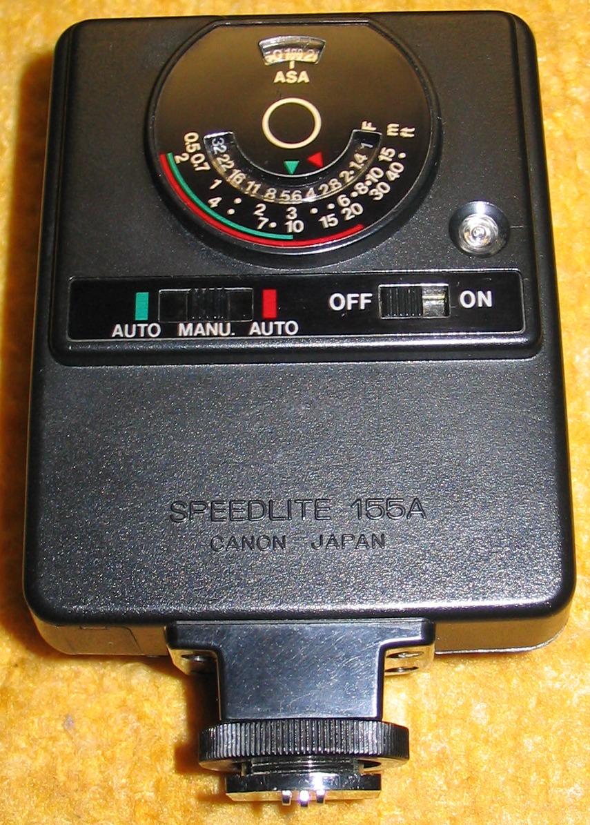 The Chens Canon Speedlite 155A Shoe Mount Flash