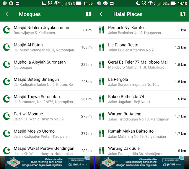 Masjid terdekat dan rumah makan terdekat mudik lebaran, mudik lebaran 2017, muslim pro, masjid terdekat, rumah makan halal, halal