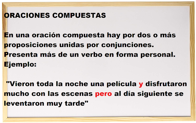 Ejemplos Y Tipos De Oraciones Compuestas Puro Tip Artículos Y Publicaciones Masters Y Cursos