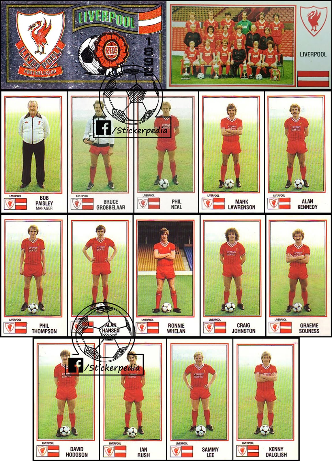 HISTORY OF PANINI STICKERS IN BRITISH DOMESTIC FOOTBALL