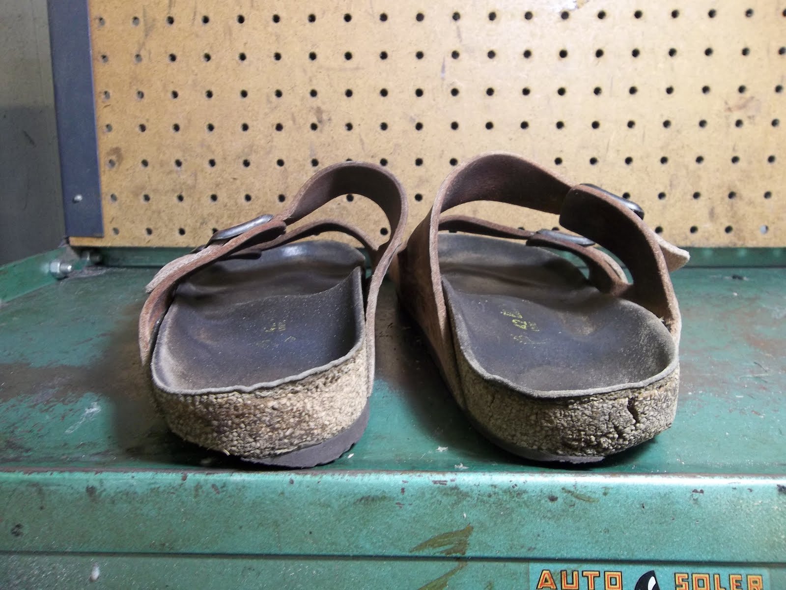 Edgewood Drive Shoe Repair: Birkenstock Rebuild Before and After
