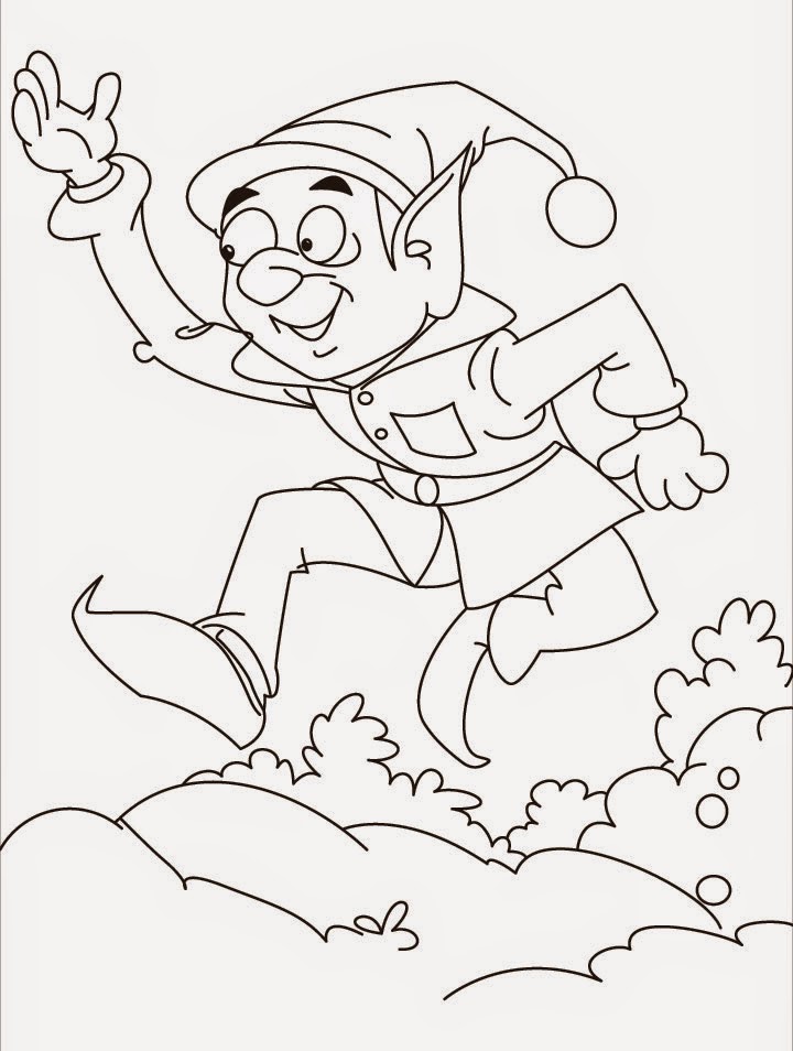 Coloring Pages: Christmas Elf Coloring Pages Free and ...