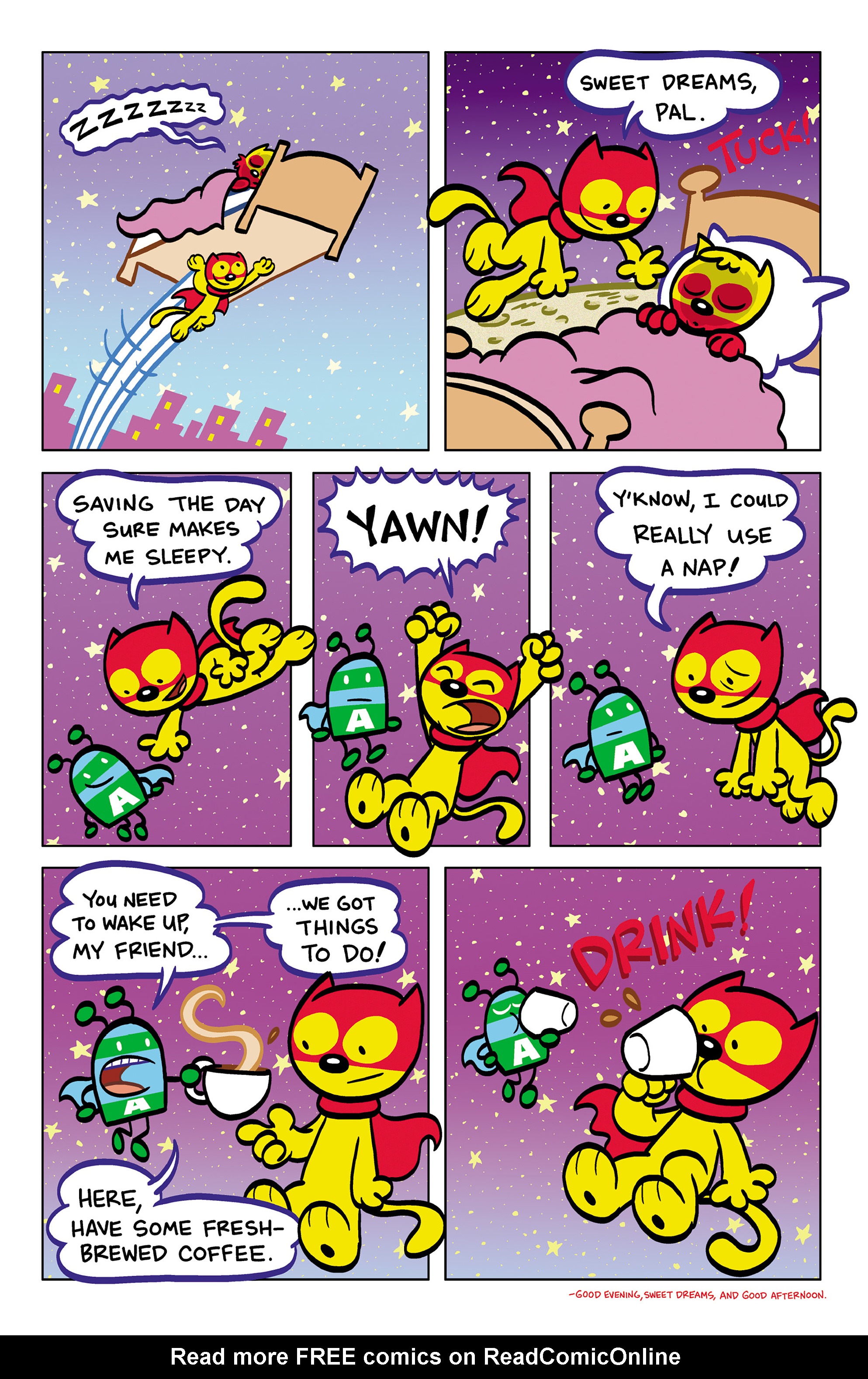 Read online Aw Yeah Comics: Action Cat & Adventure Bug comic -  Issue #2 - 23