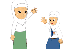 45 Gambar Kartun Berhijab Selfie