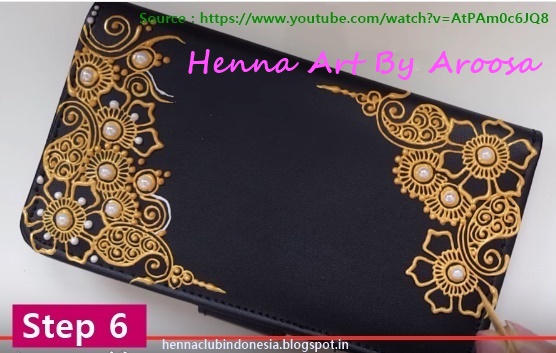  Henna Club Indonesia Step By Step Henna Inspired Phone Case 