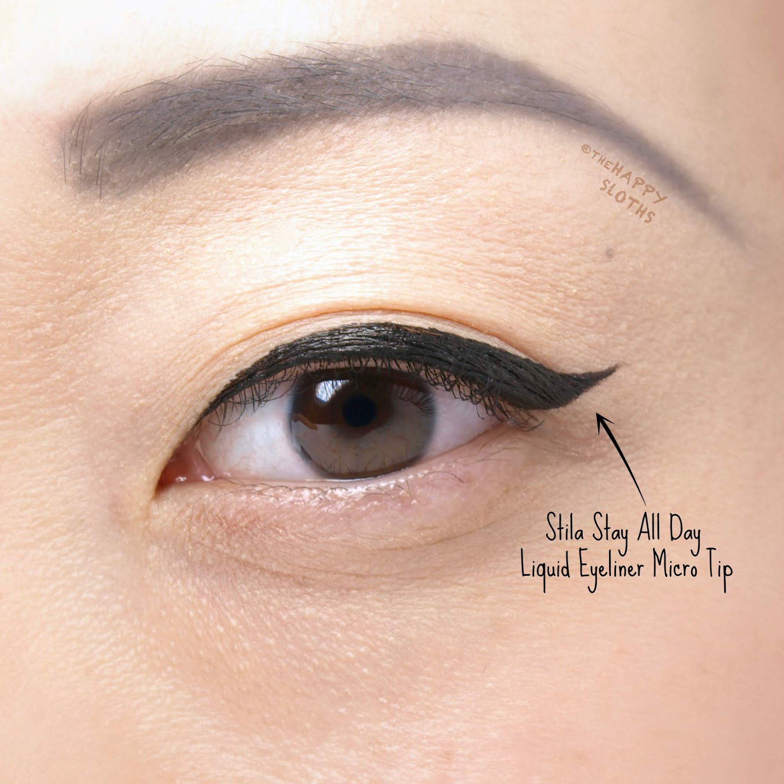 Stila | Stay All Day Waterproof Liquid Eye Liner - Micro Tip: Review and Swatches