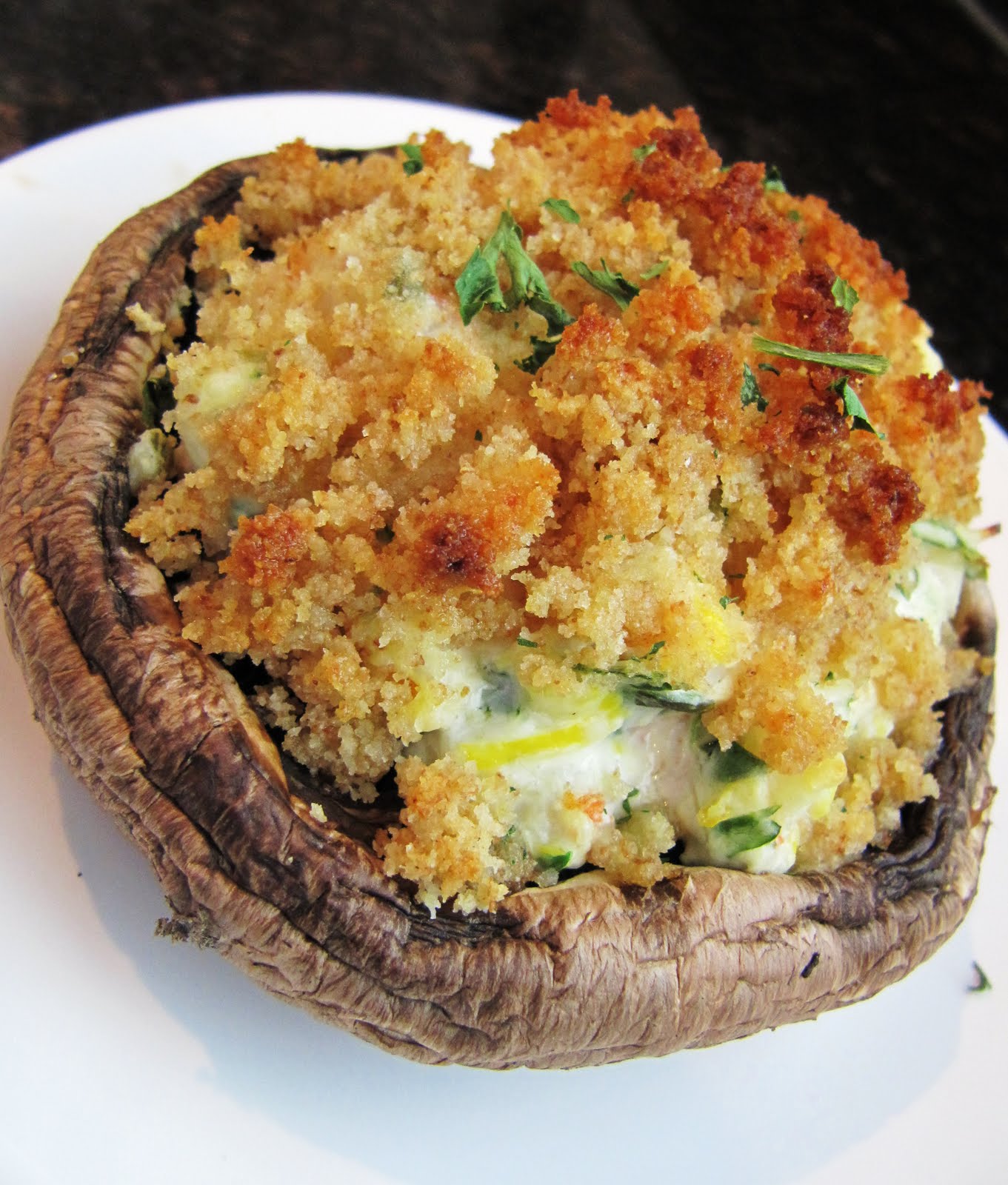 A Jill of All Trades Stuffed Portabella Mushrooms
