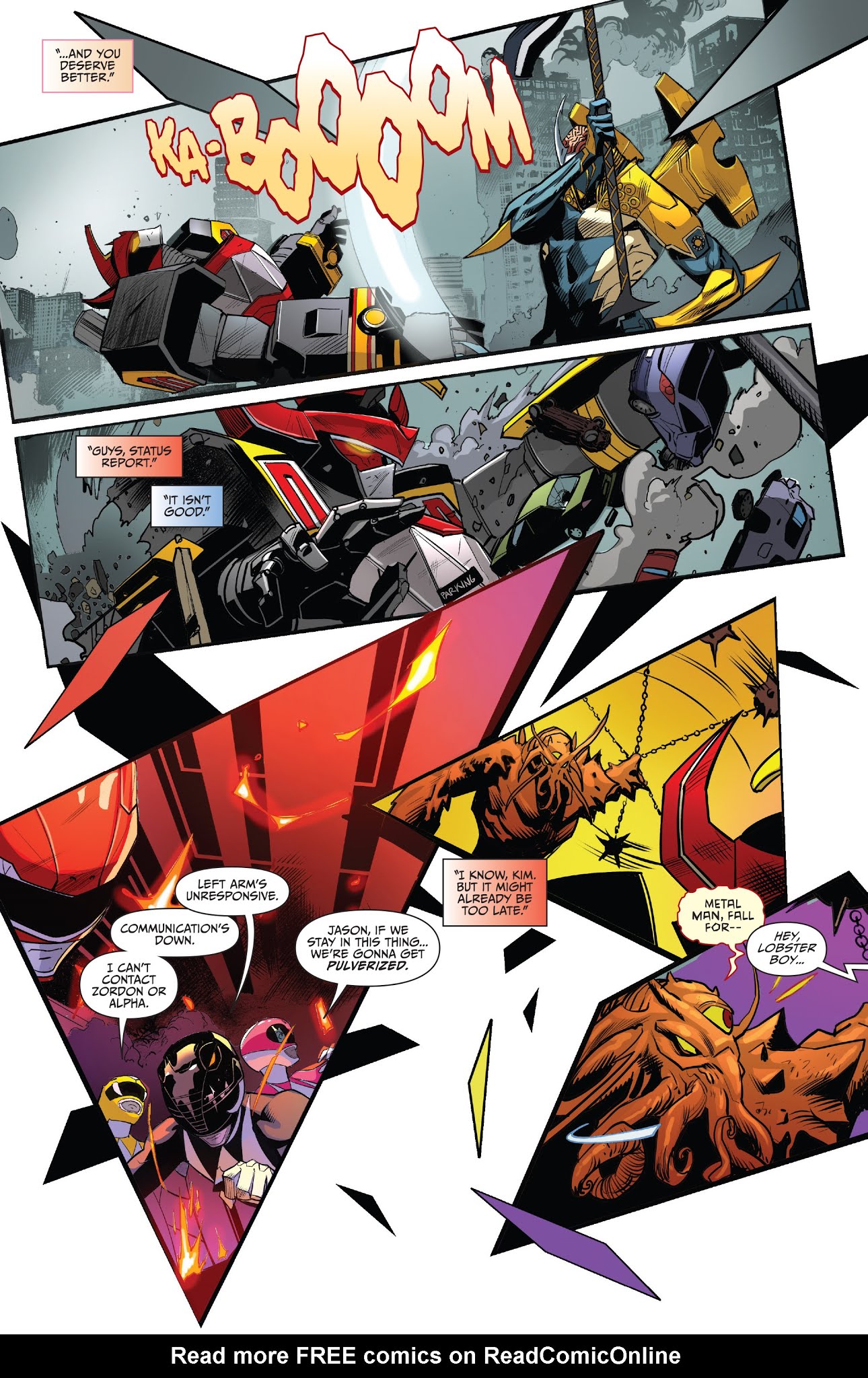 Read online Saban's Go Go Power Rangers comic -  Issue #12 - 14