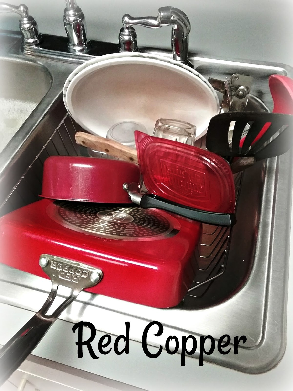 MadSnapper Love My Red Copper Pans