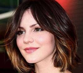 Short Ombre Bob with Bangs