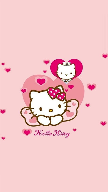 Hình nền điện thoại Hello Kitty cực dễ thương, cực vui