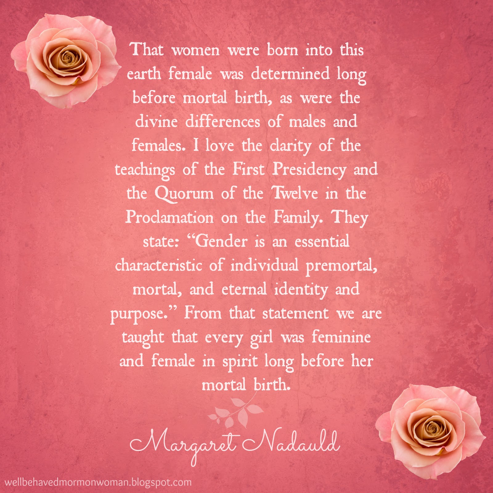 Mormon women, Woman standing, Motherhood