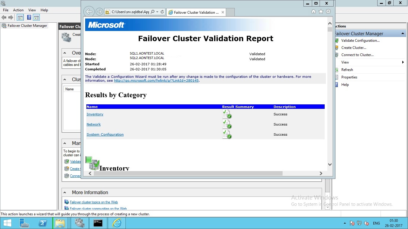 Step By Step configring Windows 2012 R2 fail over cluster SQLServerCentral