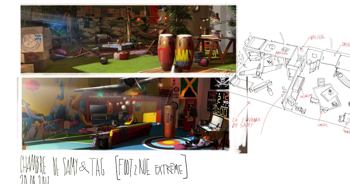TATAKAUZO // Background Visual Development FOOT