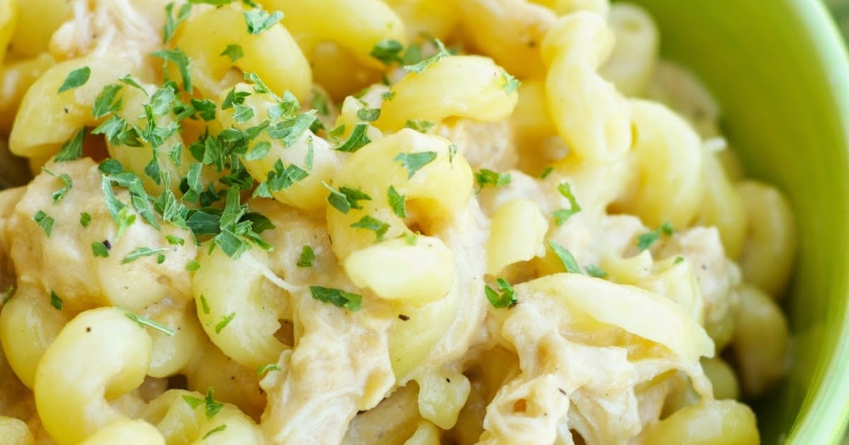 Slow Cooker from Scratch® CrockPot Mac and Cheese with Garlic Chicken