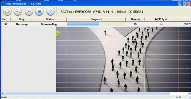 Cara flashing evercoss a74d dengan researchdownload