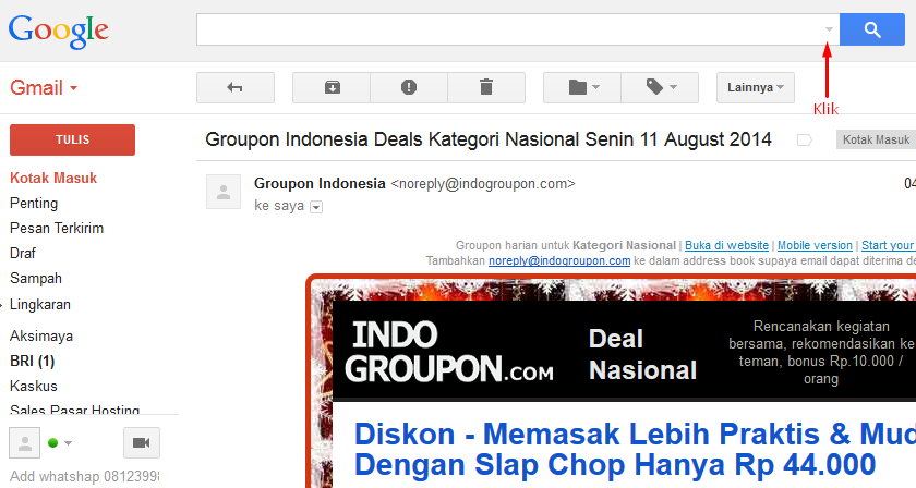 Block Alamat Email Dengan Gmail (Google Mail) 2