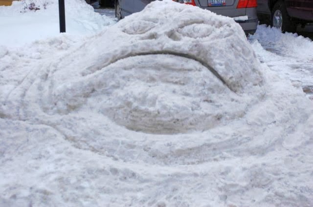 фото снеговик в стиле "Звёздные войны"