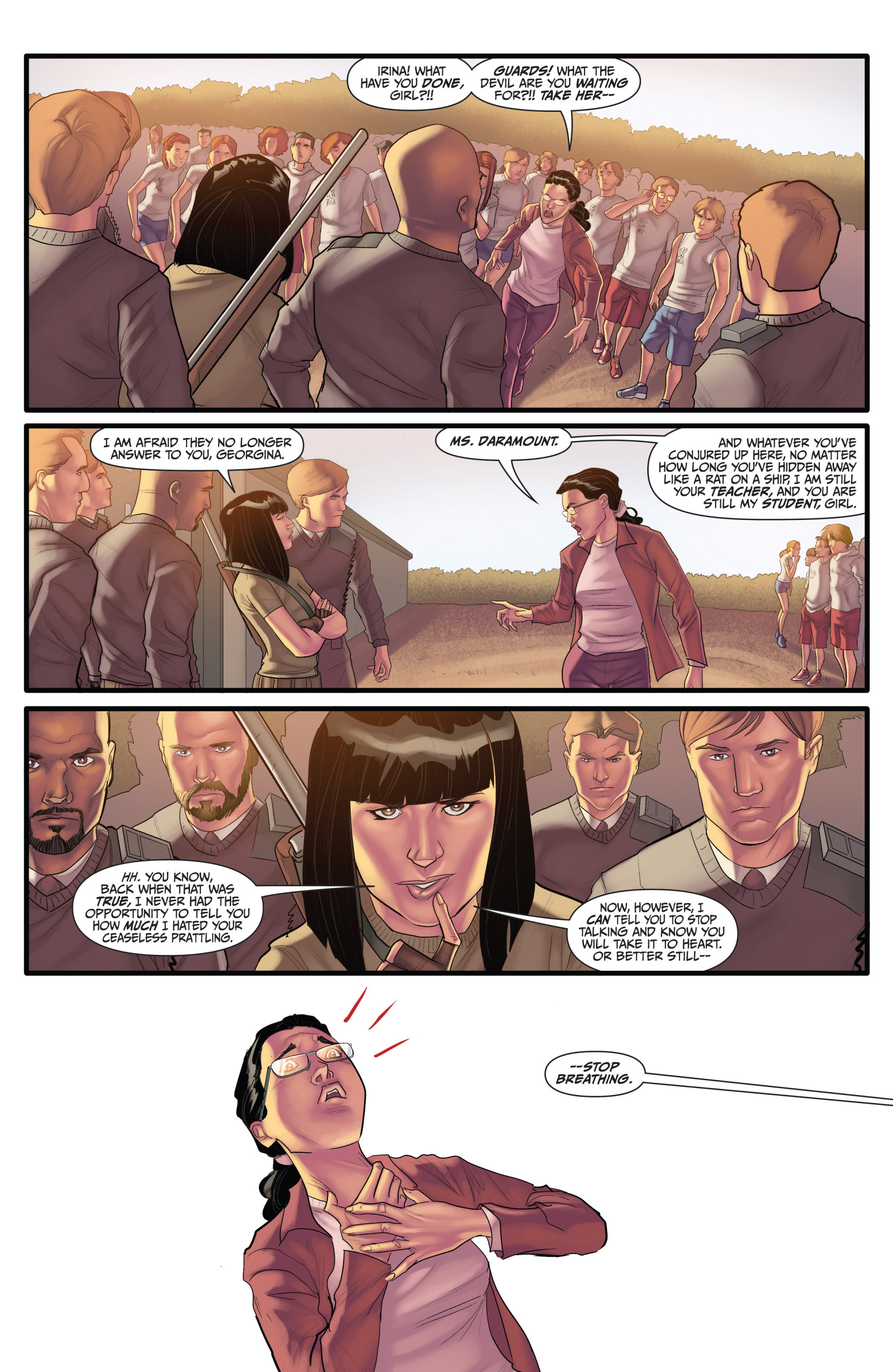 Read online Morning Glories comic -  Issue #28 - 14