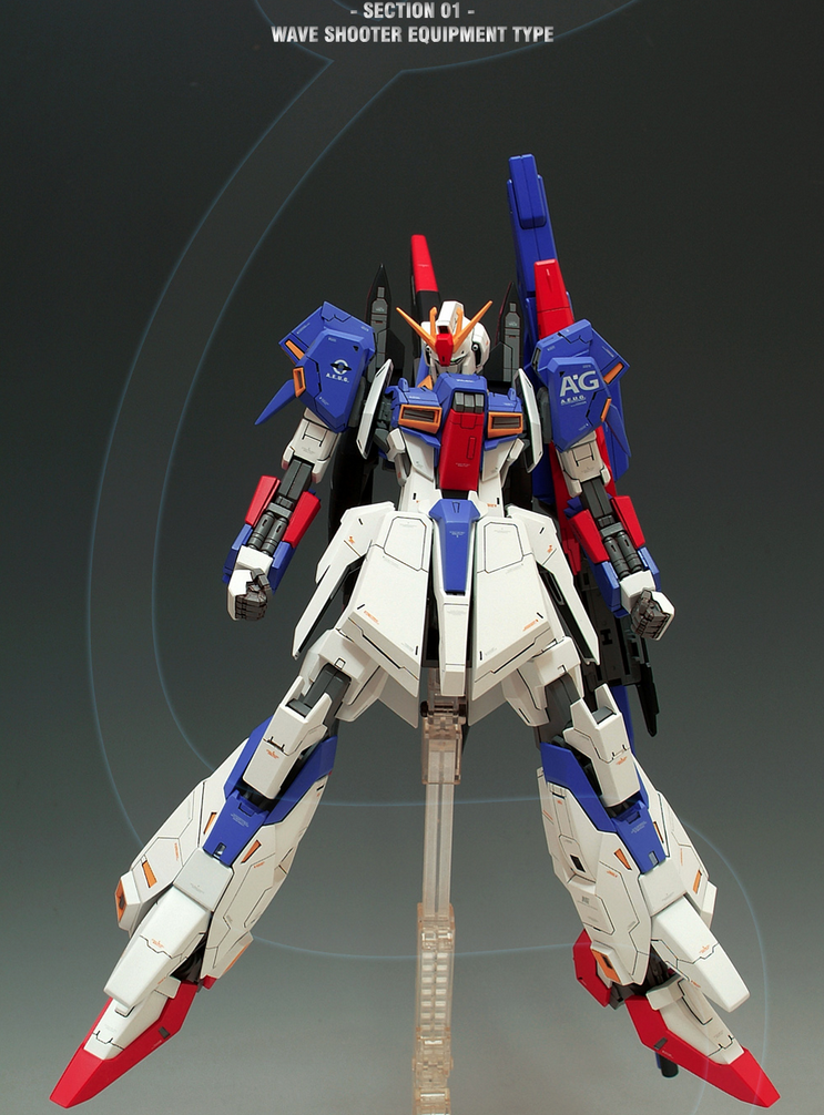 Custom Build 1/100 MSZ006 Zeta Gundam Wave Shooter Equipment Type