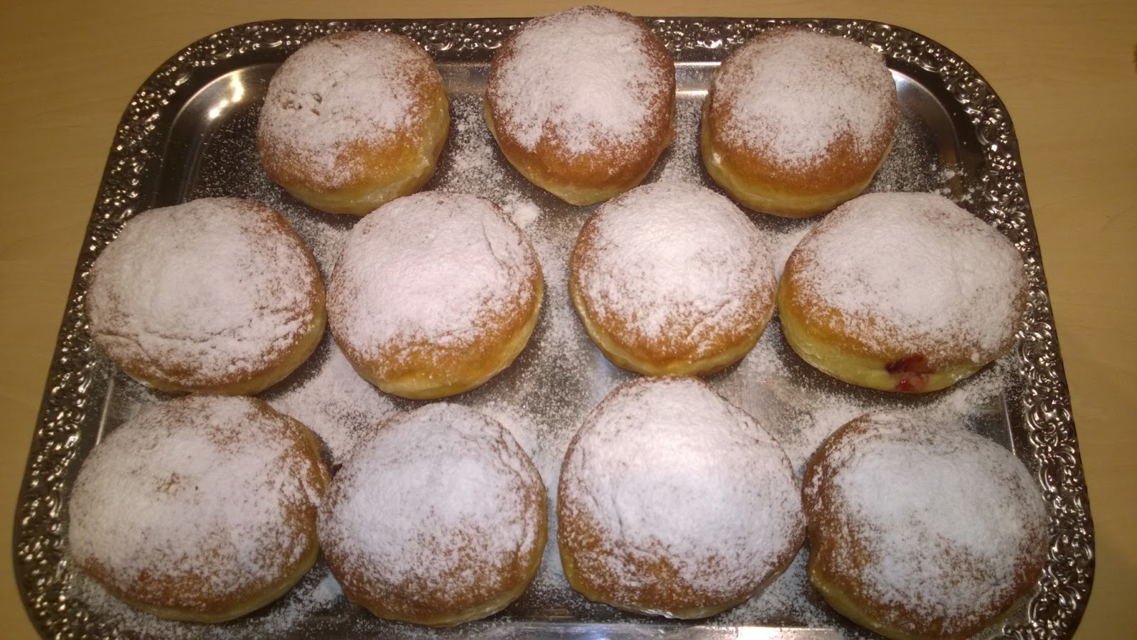 Krapfen, Berliner, Pfannkuchen Krapfen, Berliner, Pfannkuchen