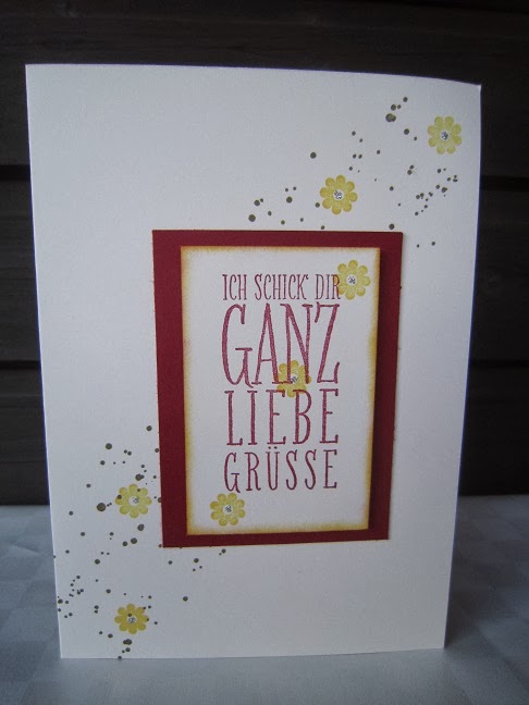Ganz Liebe Grüße Von Einem Mann Stempelwunder: Ganz liebe Grüße