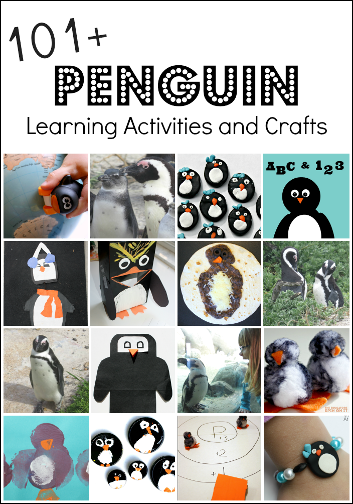 http://www.theeducatorsspinonit.com/2014/01/101-penguin-activities-and-penguin.html