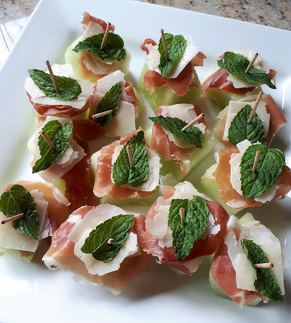 MELON, PROSCIUTTO & PECORINO BITES