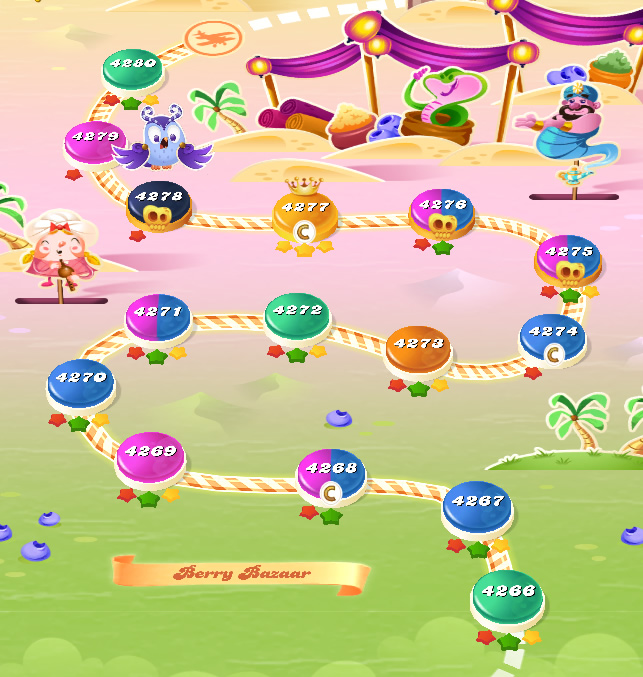Candy Crush Saga level 4266-4280 Candy Crush Saga level 4266-4280
