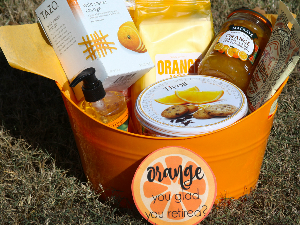 For the Love of Food Orange You Glad Gift Basket TheThankFulChallenge