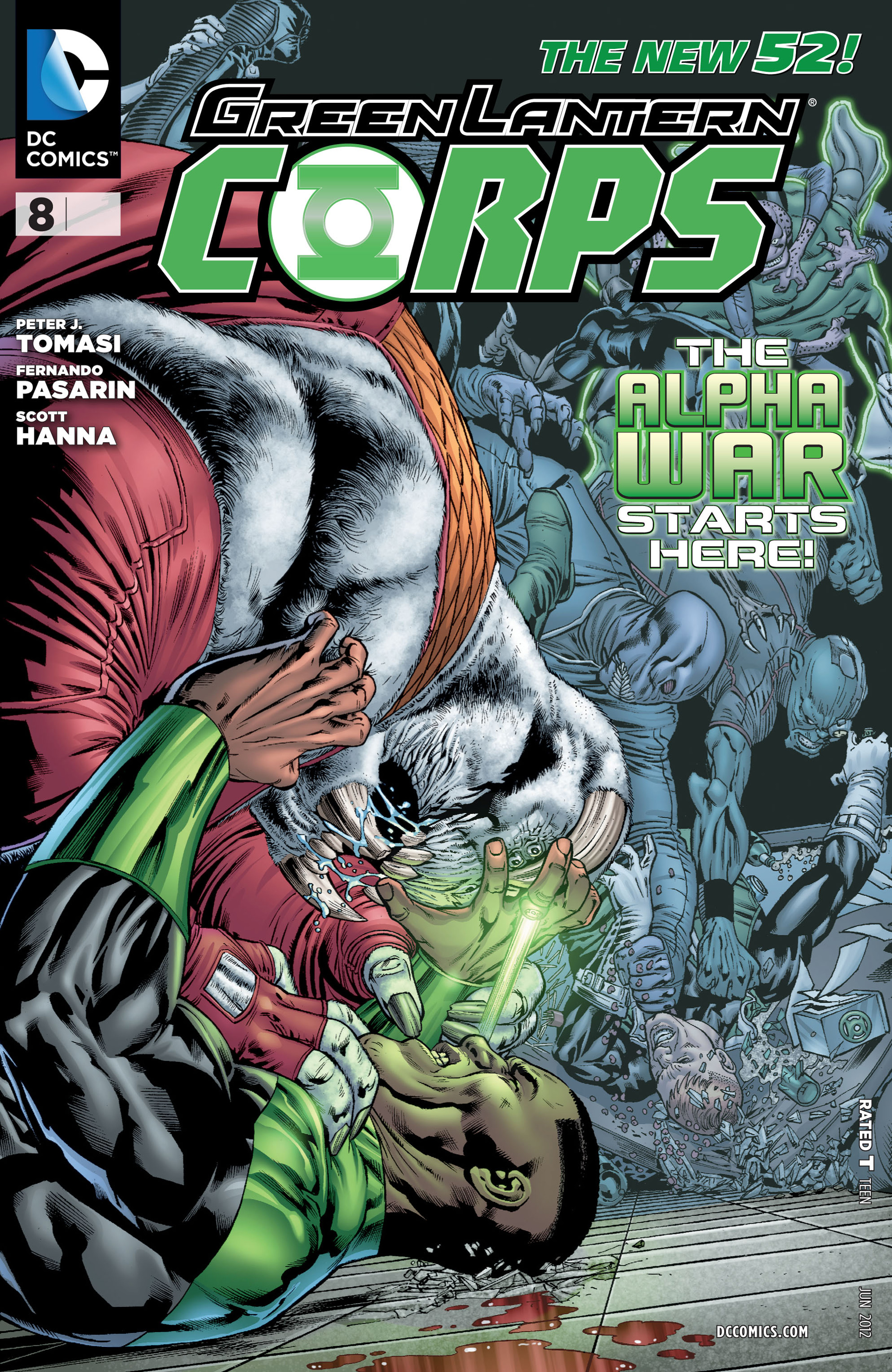Read online Green Lantern Corps (2011) comic -  Issue #8 - 1