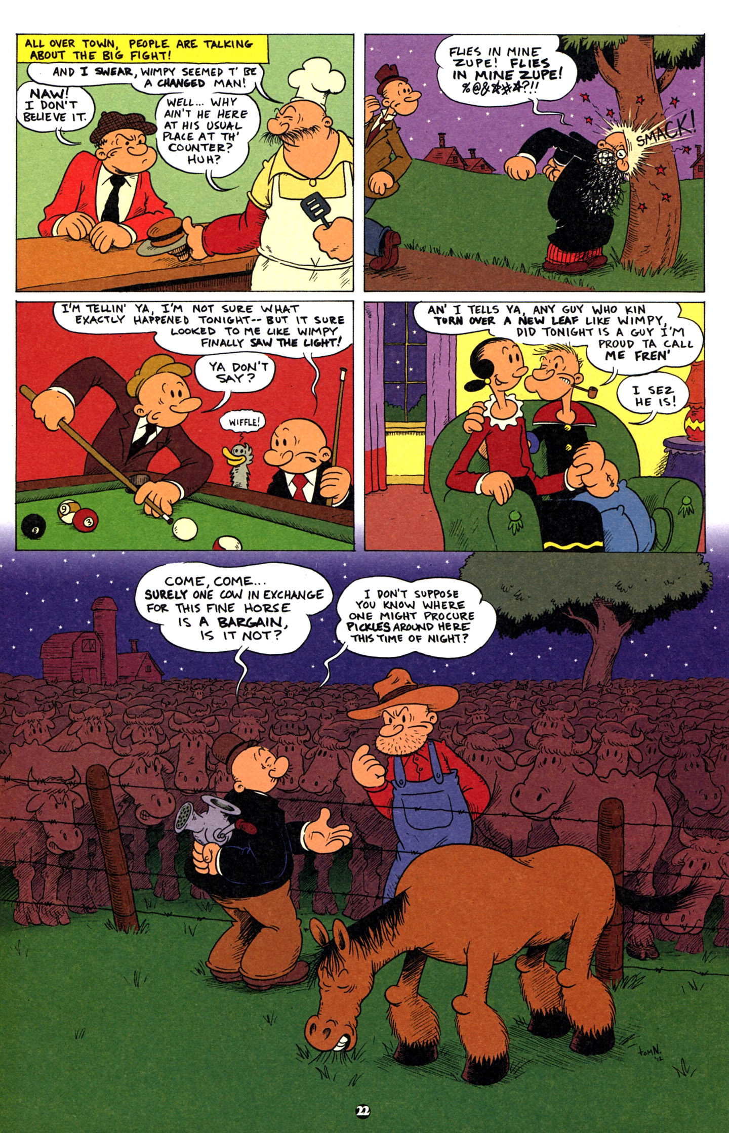 Read online Popeye (2012) comic -  Issue #3 - 24