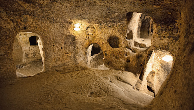 See underground City in Cappadocia, Turkey