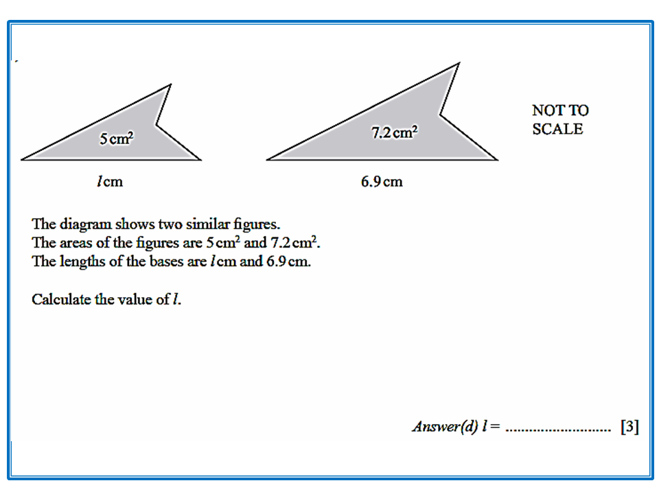 Area of Similar Figures