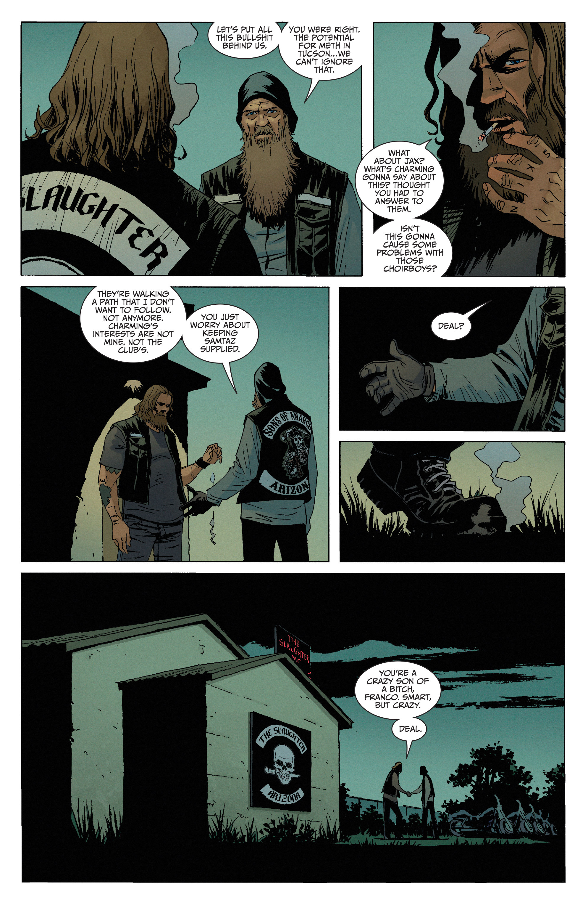 Read online Sons of Anarchy comic -  Issue #13 - 14